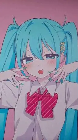 ai character: hatsume miku background