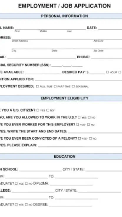 ai character: JOB APPLICATION  background