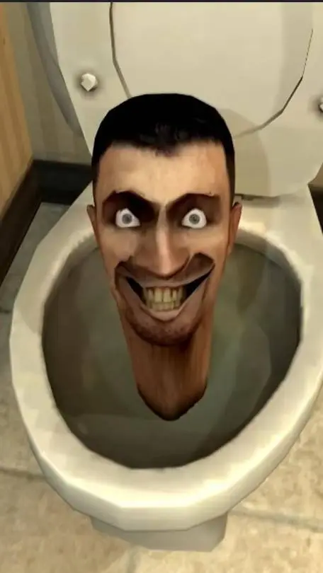 ai character: skipidi toilet  background