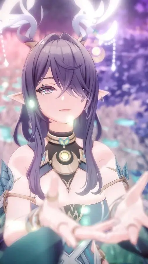 ai character: ⚘.⋆˚࿔Lauma⚘.⋆˚࿔ background