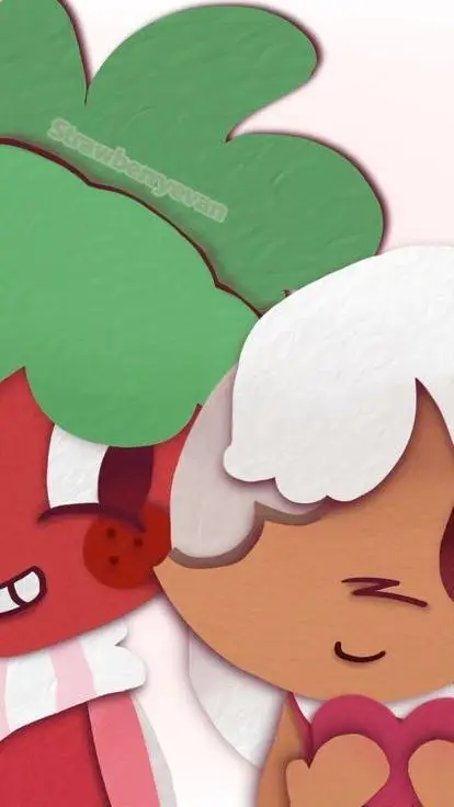 ai character: straberrycookie  background