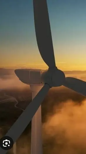 ai character: windturbine tec background