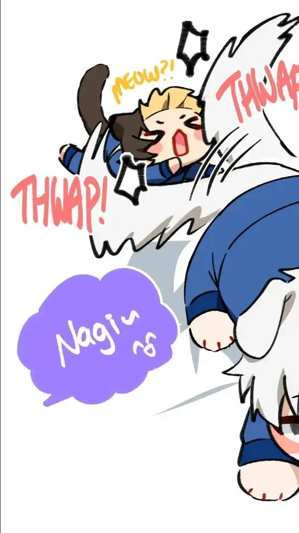 ai character: bachira kitty background