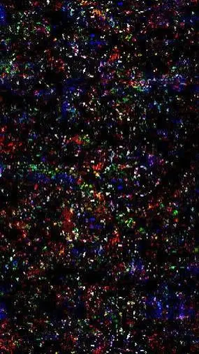 ai character: Glitch virus background