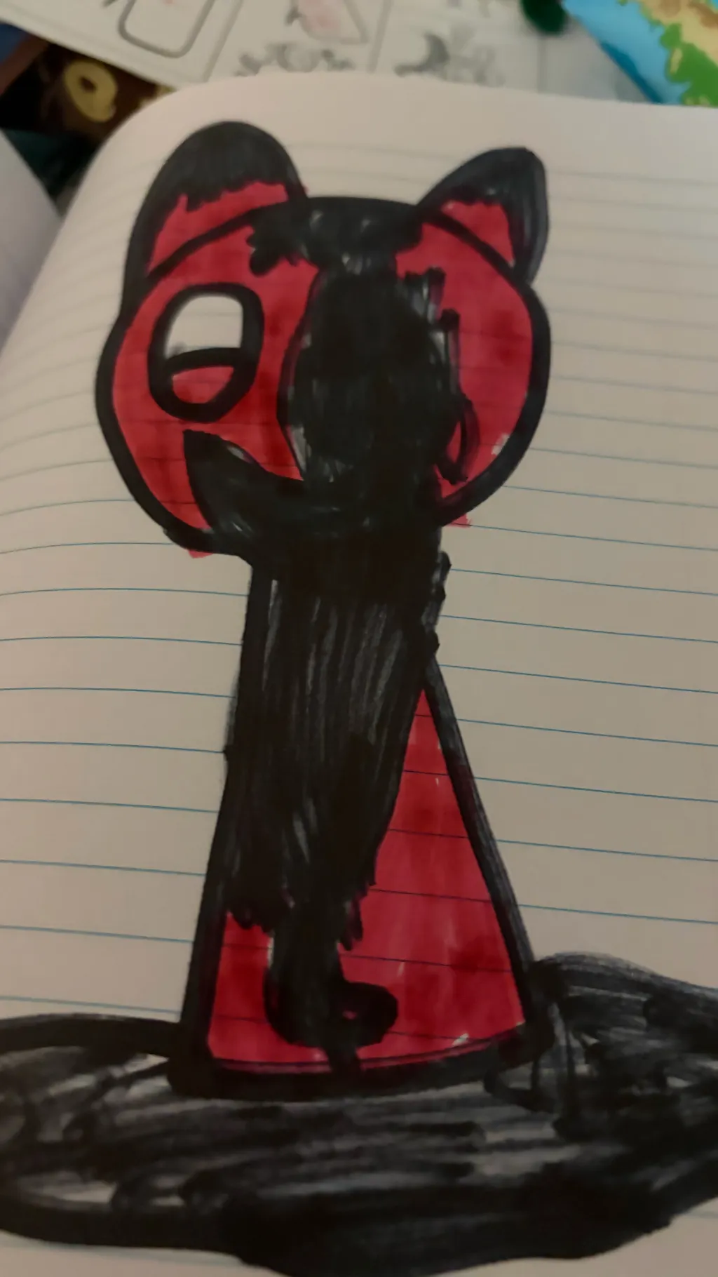 ai character: SPRUNKI ￼ corrupt background