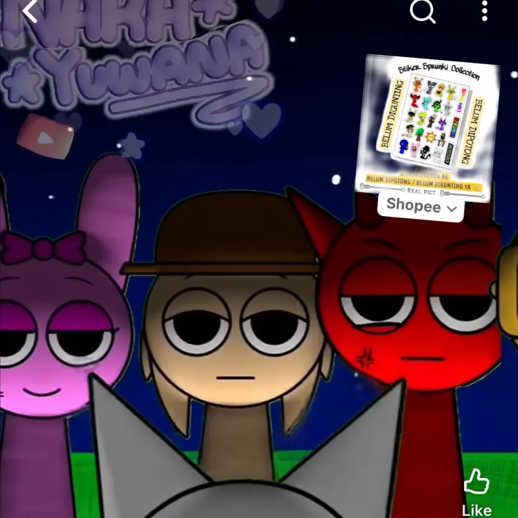 chat with ai character: sprunki curse ￼