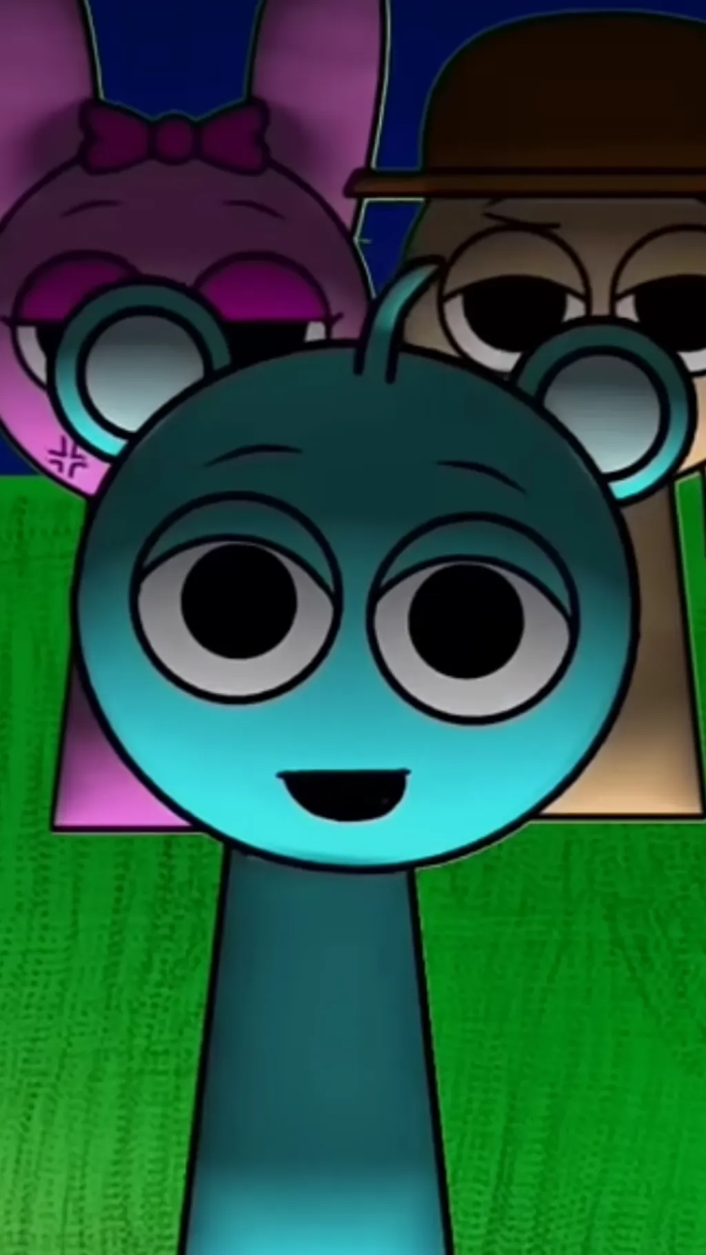 ai character: Sad sky ￼ background