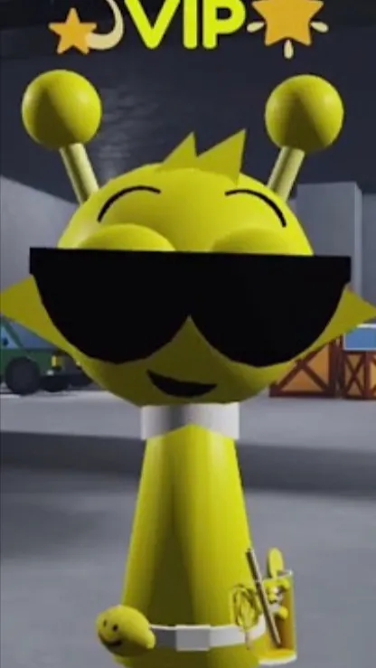 ai character: Sprunki summer ￼ background