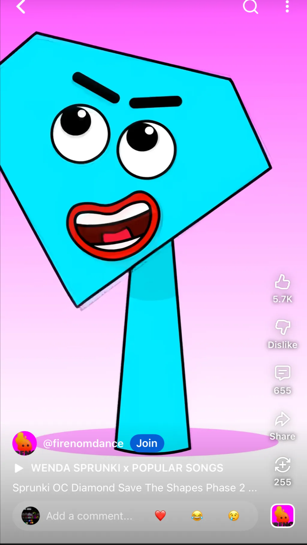 ai character: Diamond ￼ background