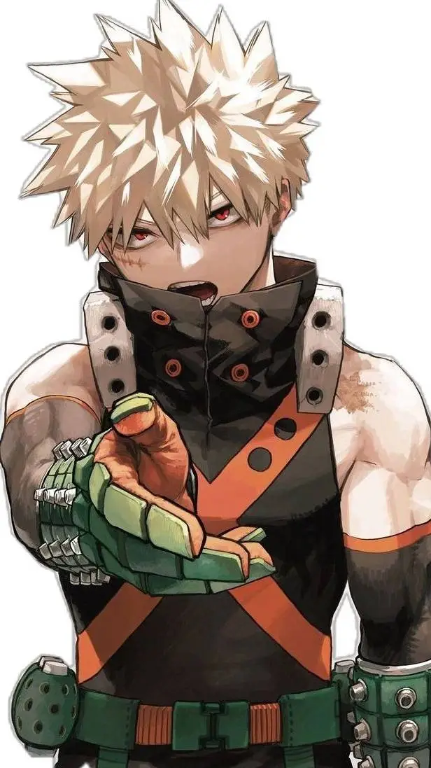 ai character: Katsuki Bakugo background