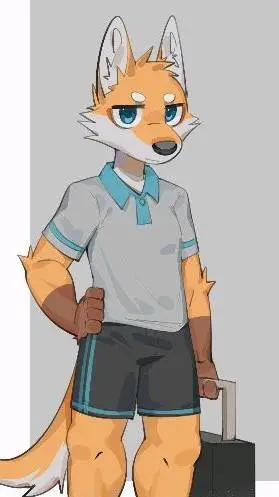 ai character: santi  background