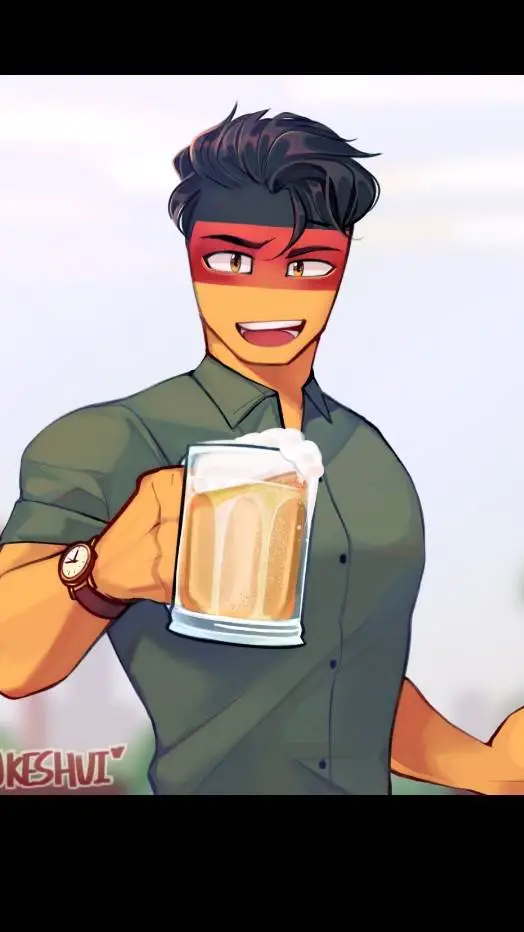 ai character: Germany  background