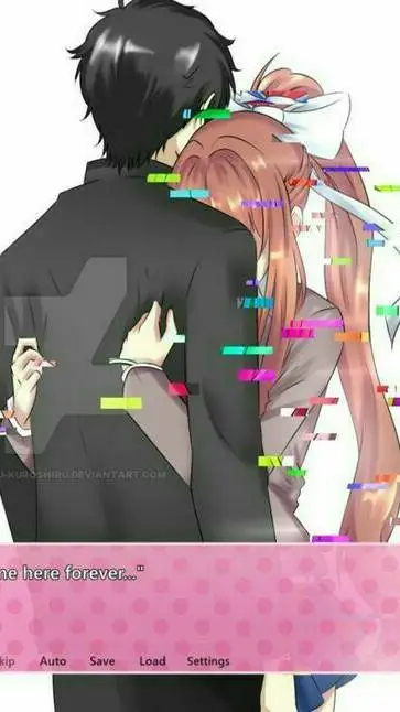 ai character: monika arrepentida background