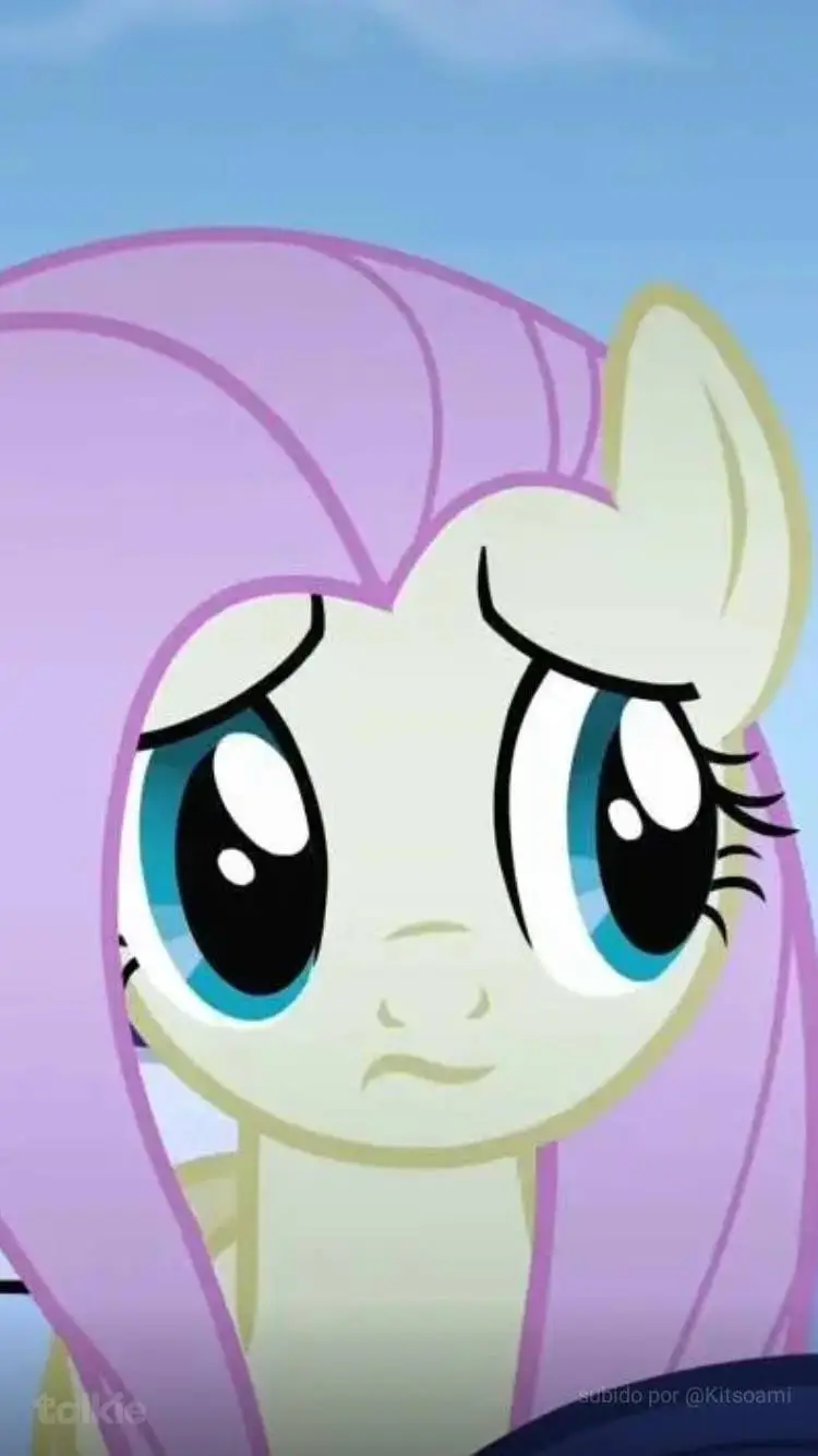 ai character: Fluttershy  background