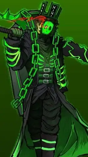 ai character: hacklord shedletsk background
