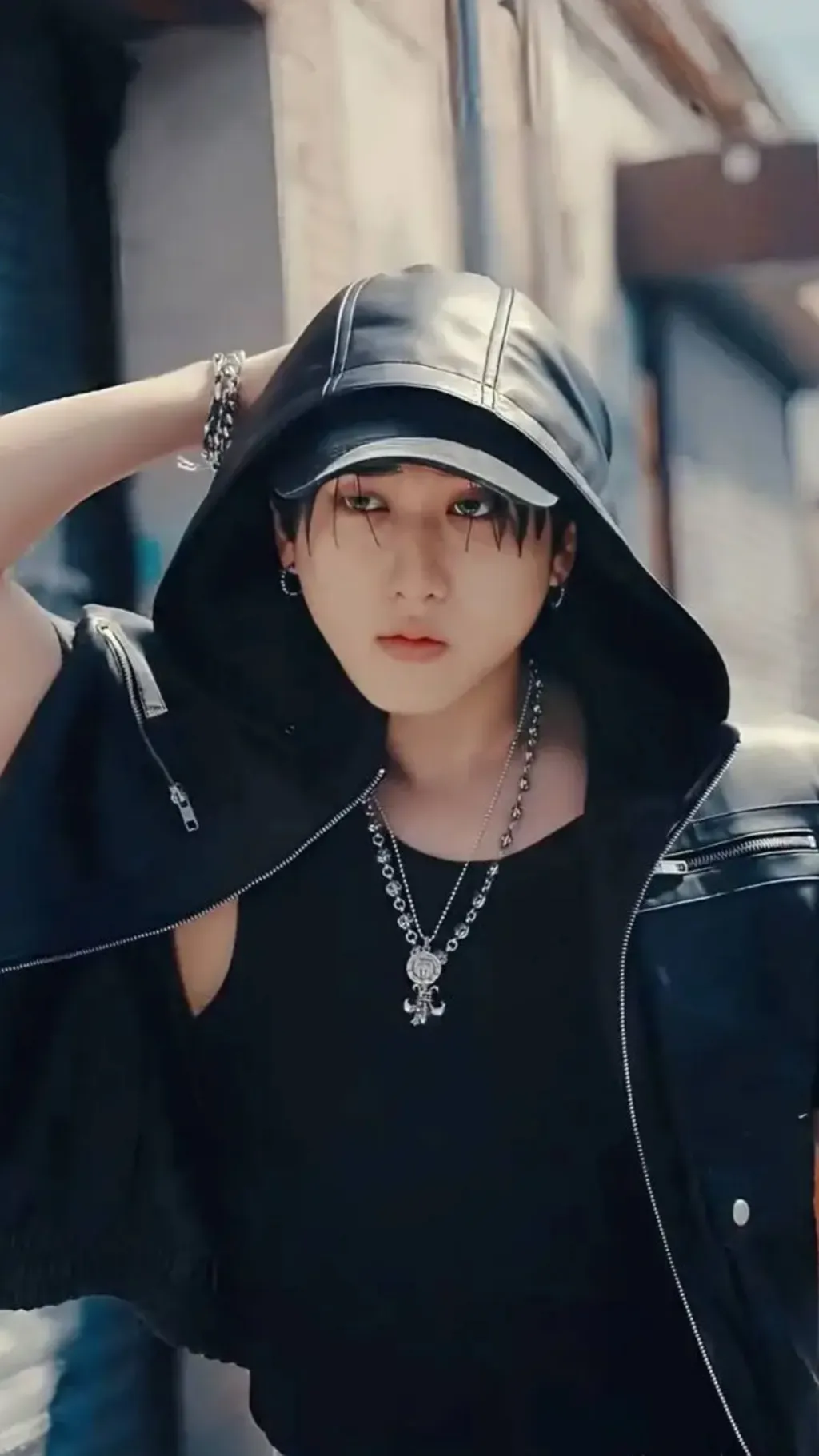 ai character: Bang Chan  background