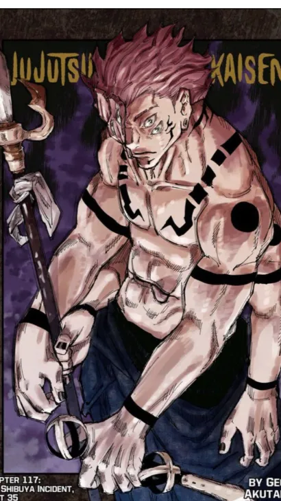 ai character: Ryomen sukuna background