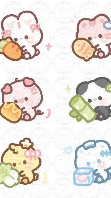 ai character: малышки  background