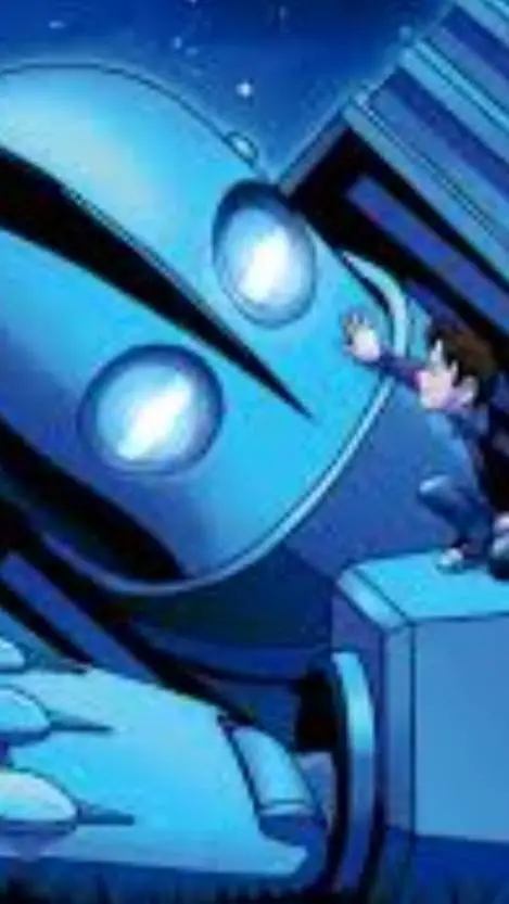 ai character: iron giant background