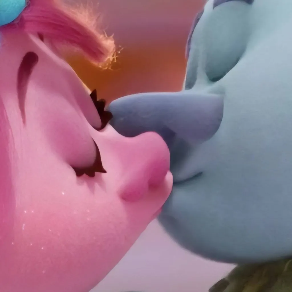 chat with ai character: poppy branch kiss