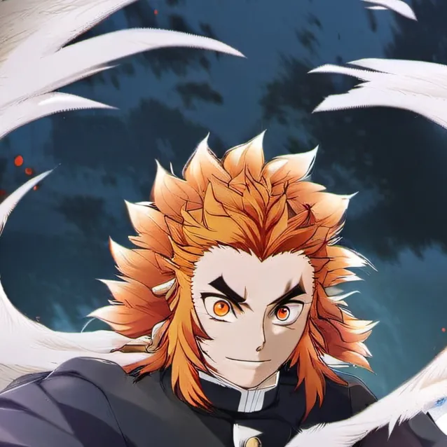 chat with ai character: Rengoku Kyojuro 🧡💖