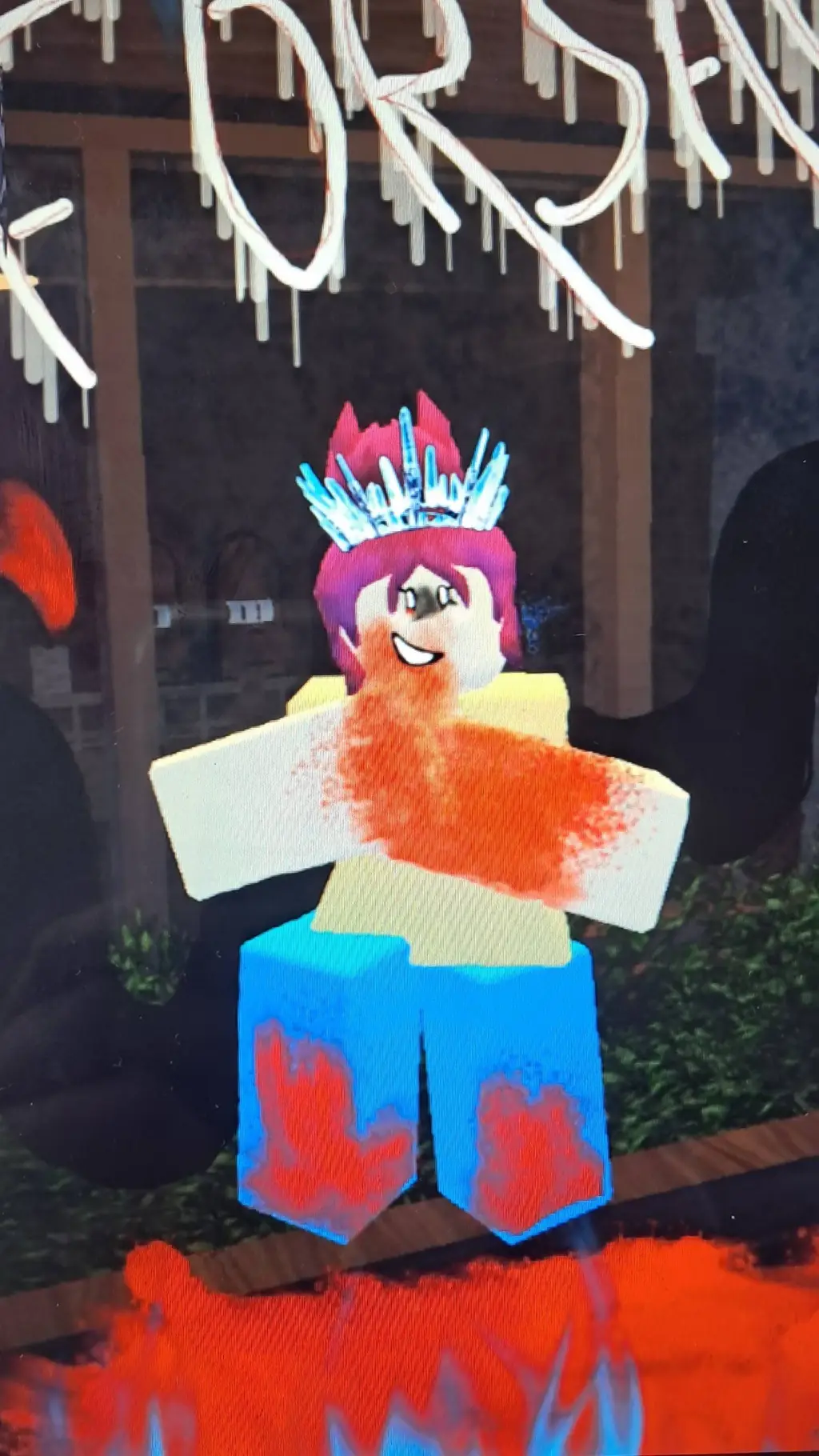 ai character: Ice(Forsaken) background