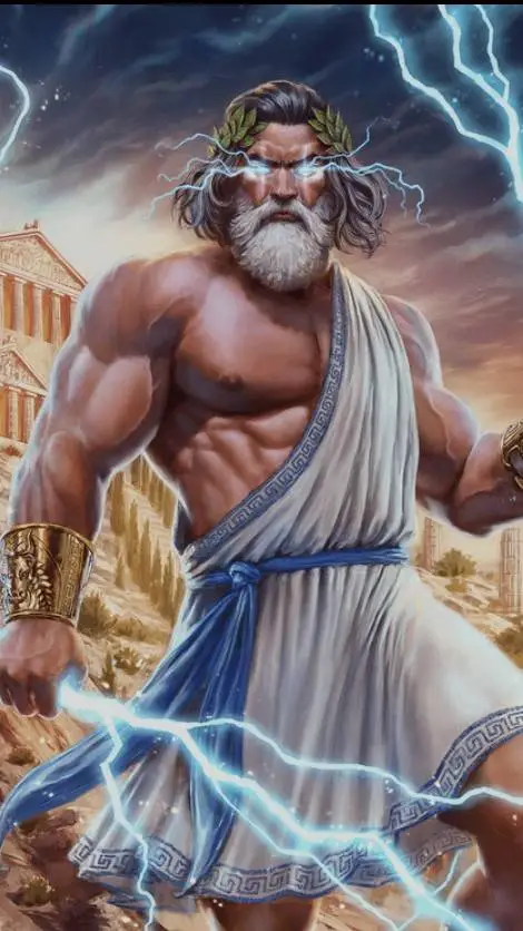 ai character: Zeus is love  background