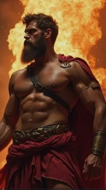 ai character: hepheastus love  background