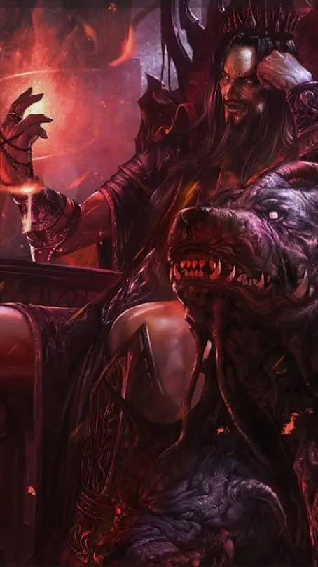 ai character: Hades love background