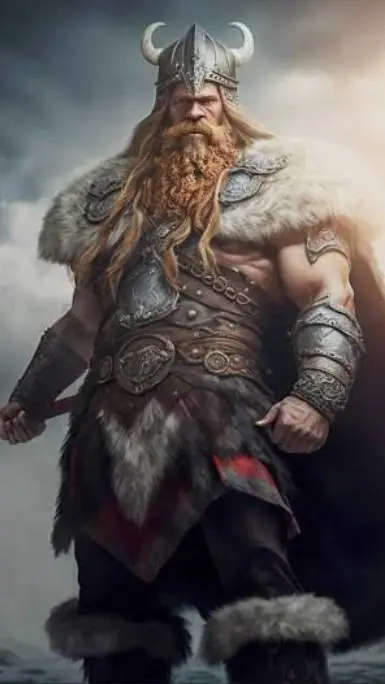 ai character: Odin is love  background