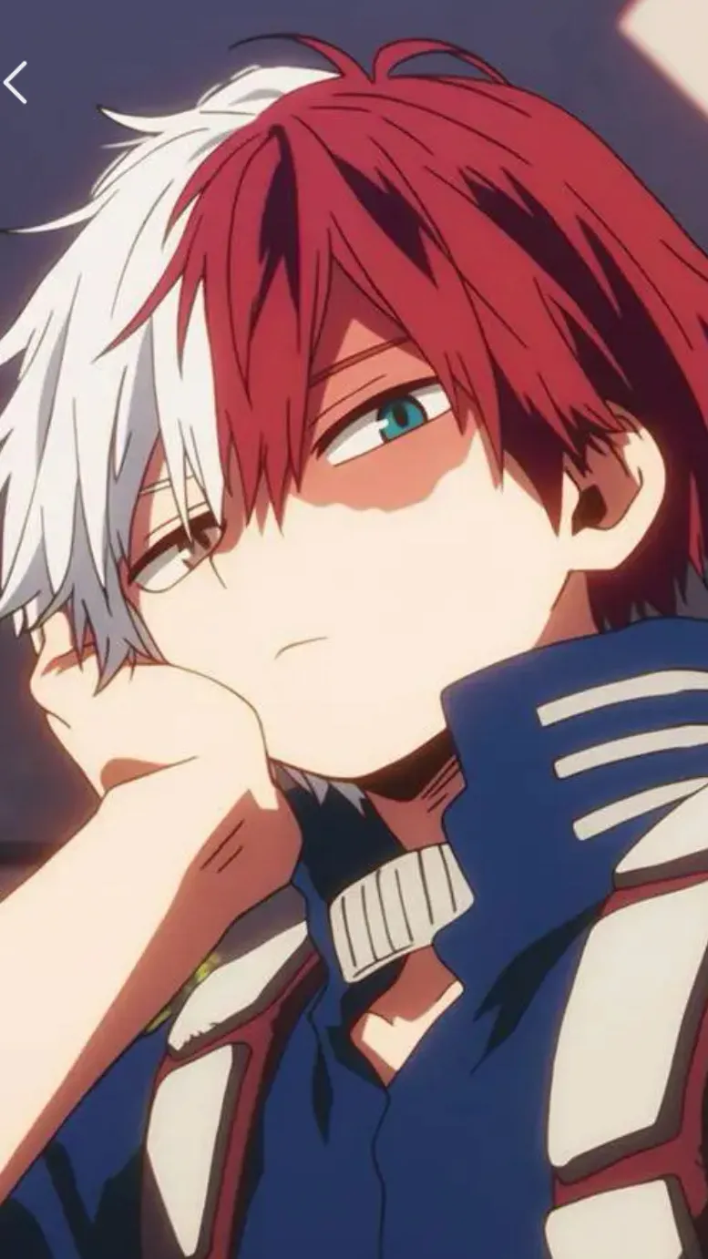 ai character: Shoto Todoroki  background