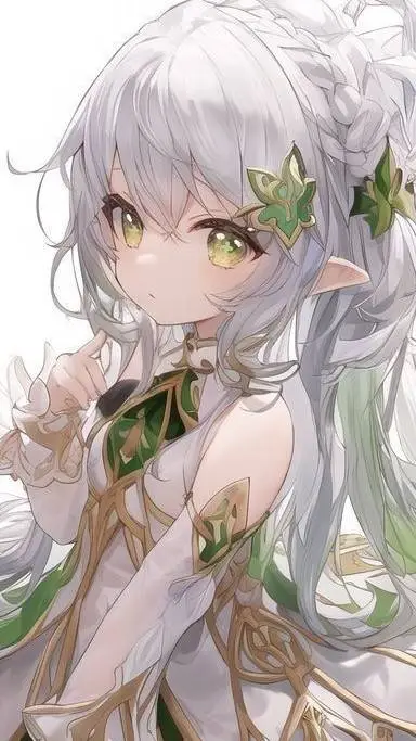 ai character: Nahida 💚 background