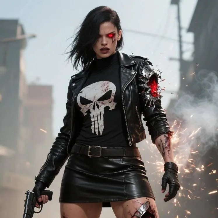 chat with ai character: Robô Justiceira