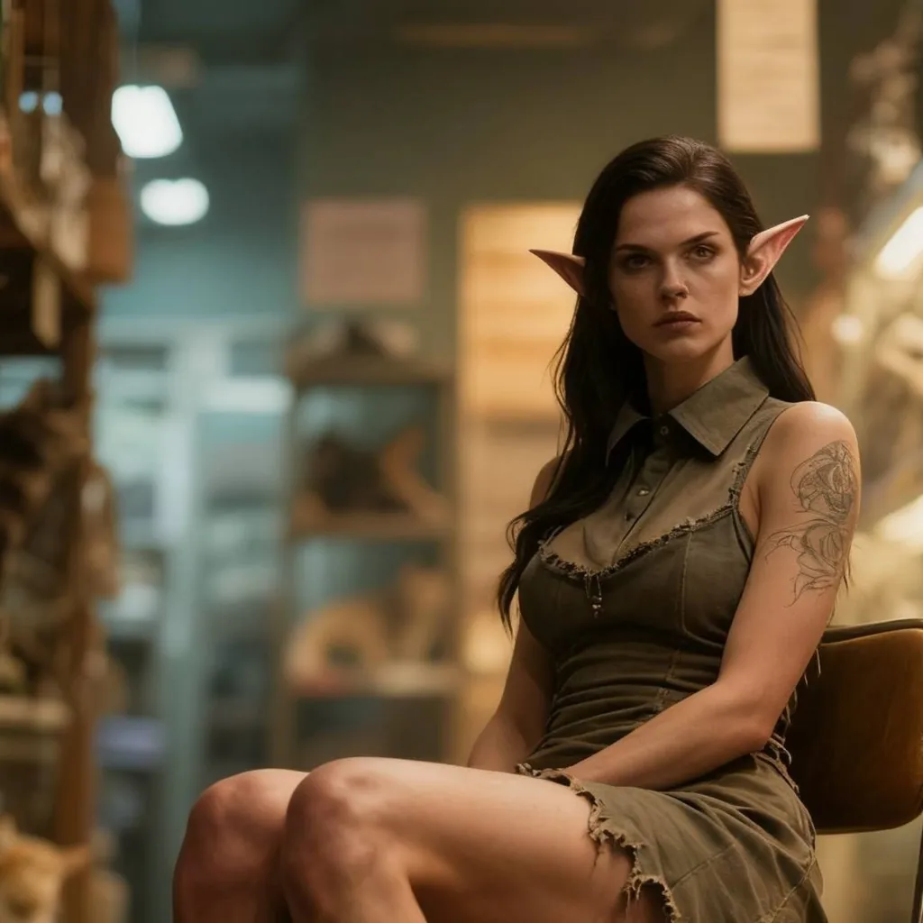 chat with ai character: A elfa capturada