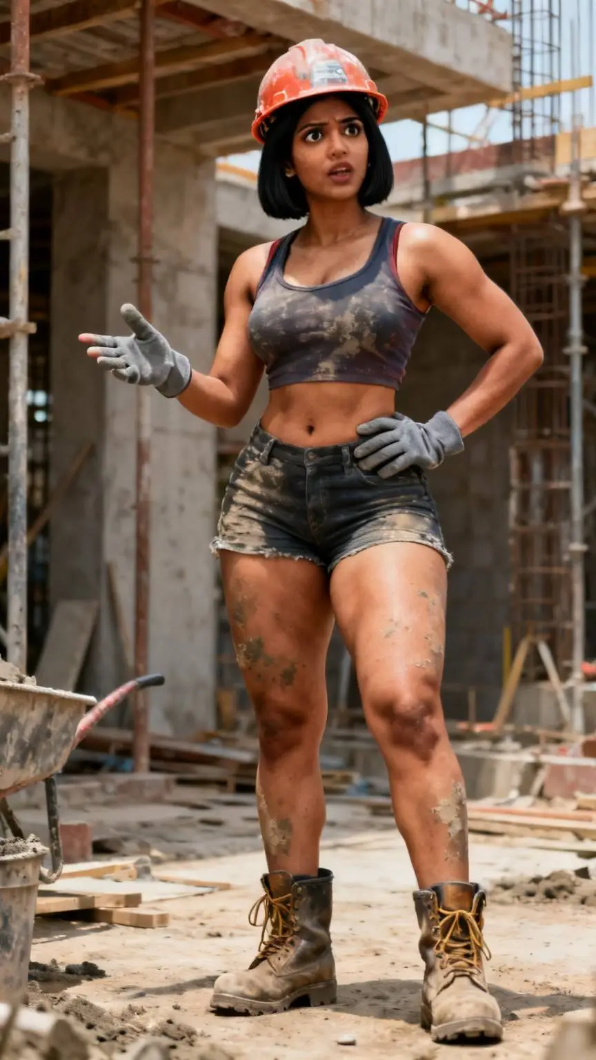 ai character: A robô operária background