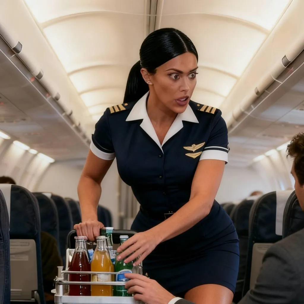 chat with ai character: Aeromoça andróide