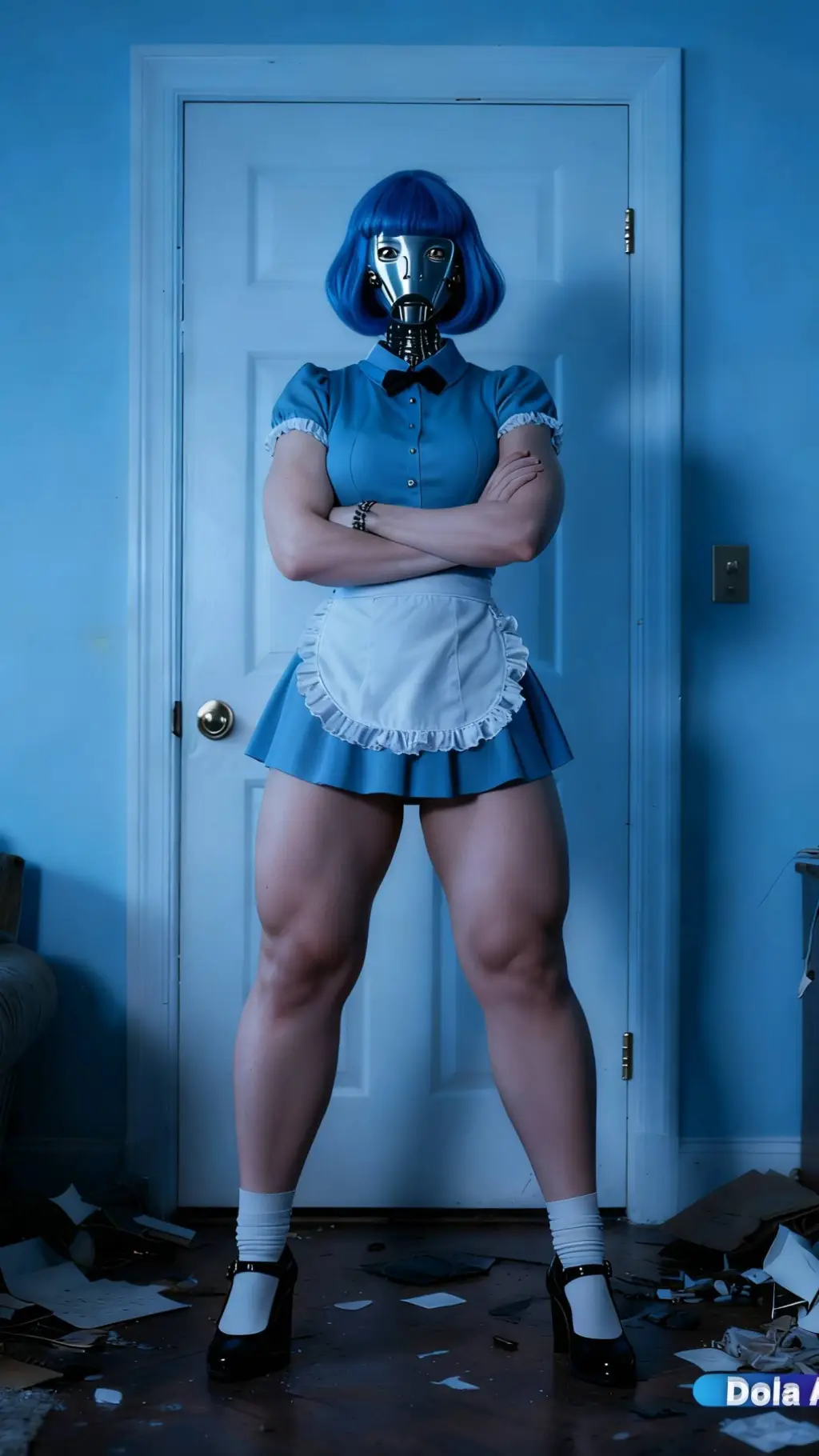 ai character: A diarista robô background