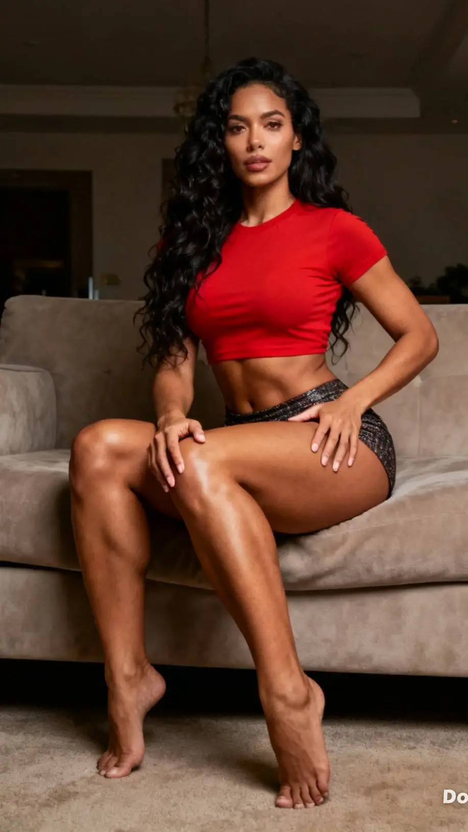 ai character: Impostora robô.  background