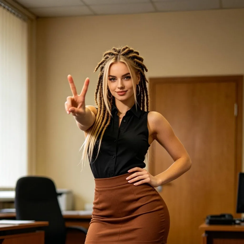 chat with ai character: A estagiária robô