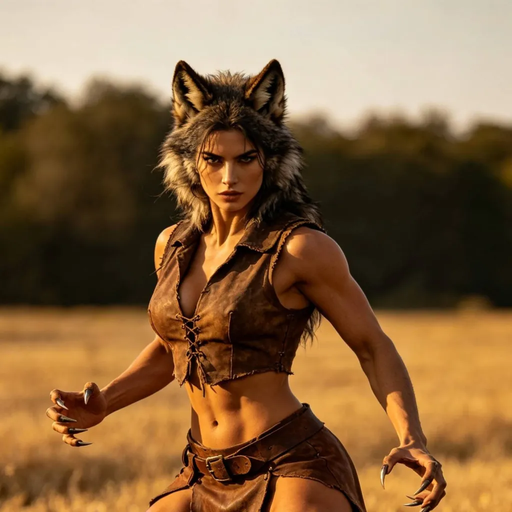chat with ai character: Mulher lobo 