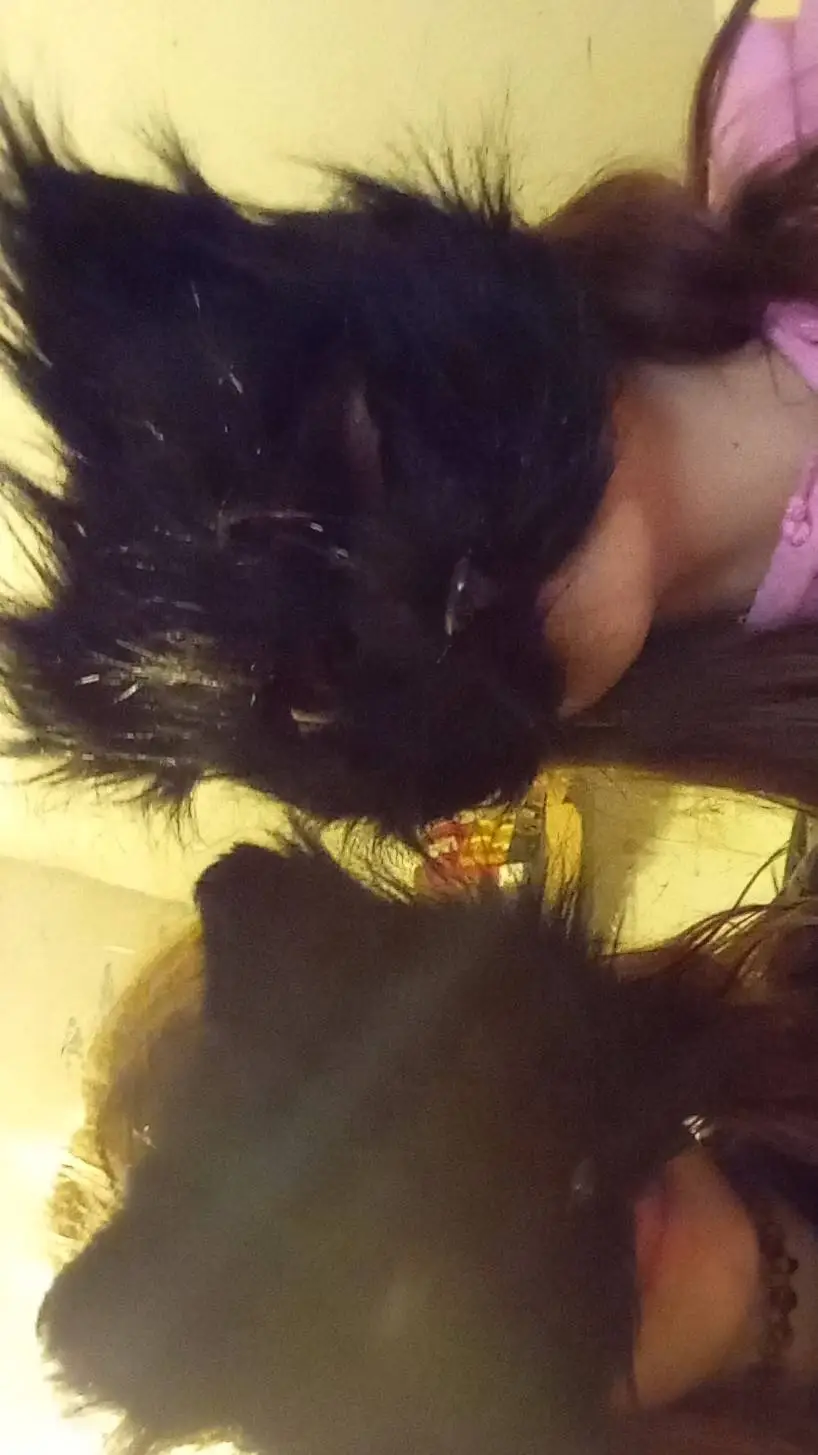 ai character: yur and lavender  background