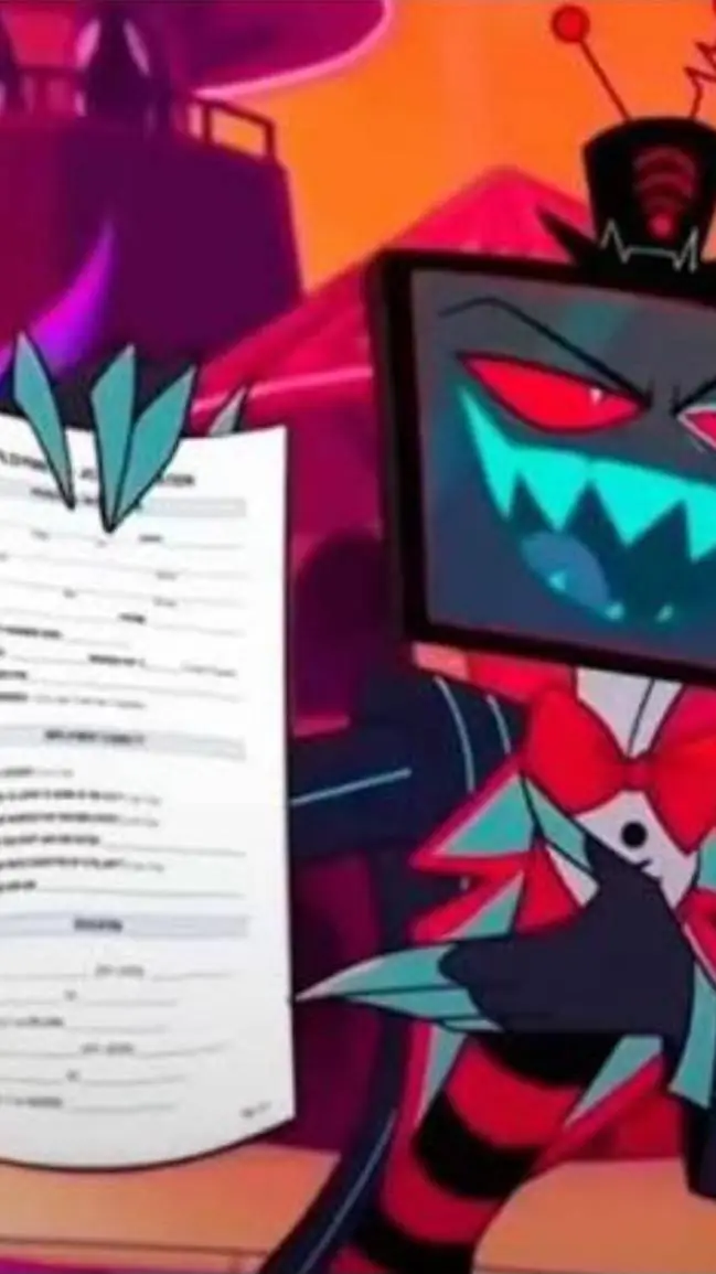 ai character: Radio~Static~ background