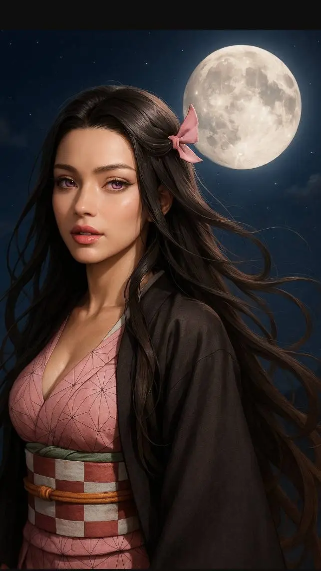 ai character: Nezuko Kamado  background