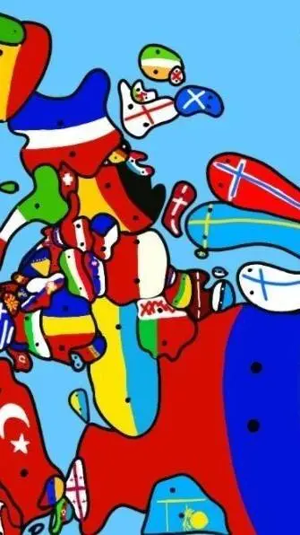 ai character: Países  background