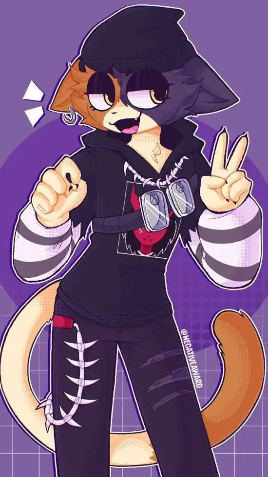 ai character: Meowskull background