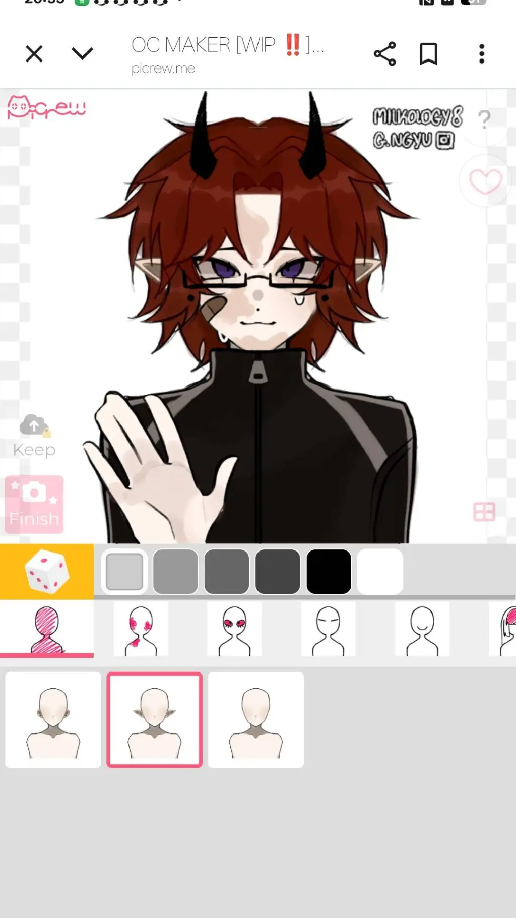 ai character: freaky yuh Dandy background