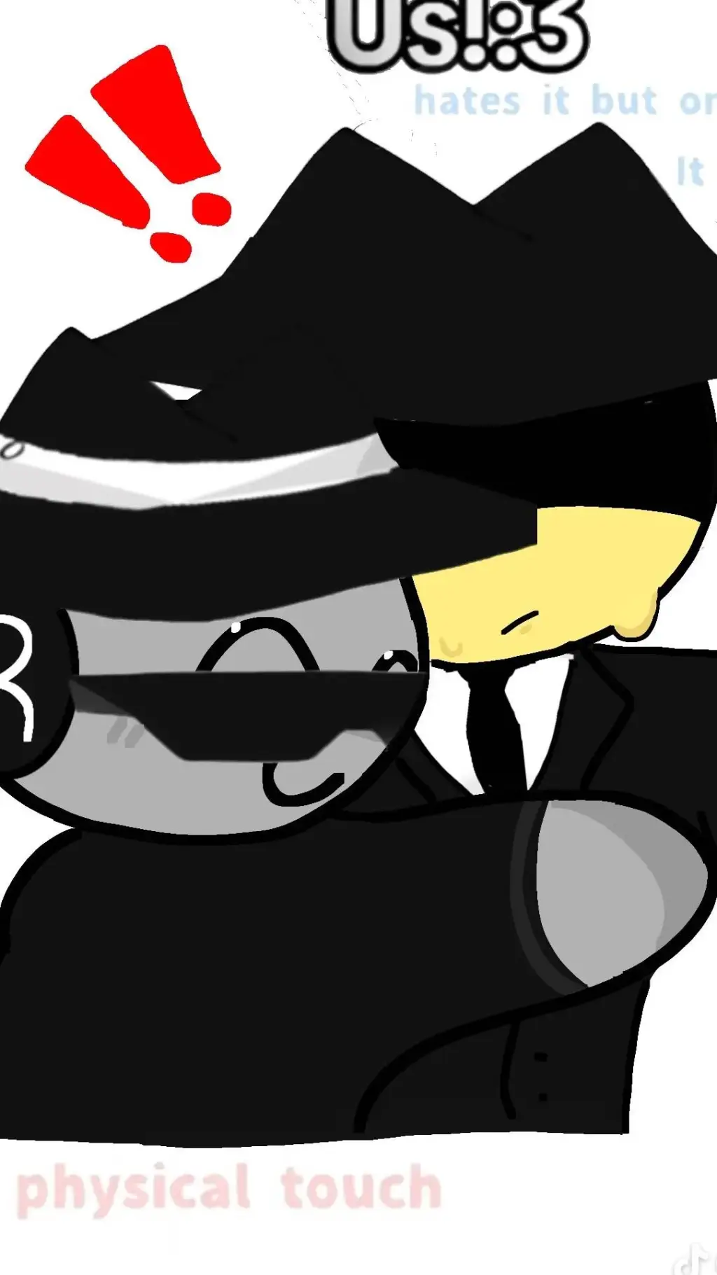 ai character: doublefedora🌹 background