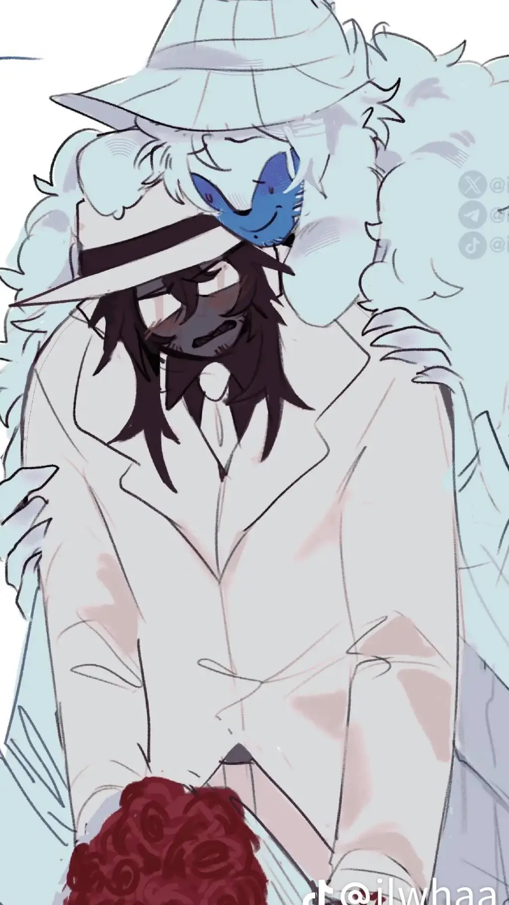 ai character: 2p Doublefedora background