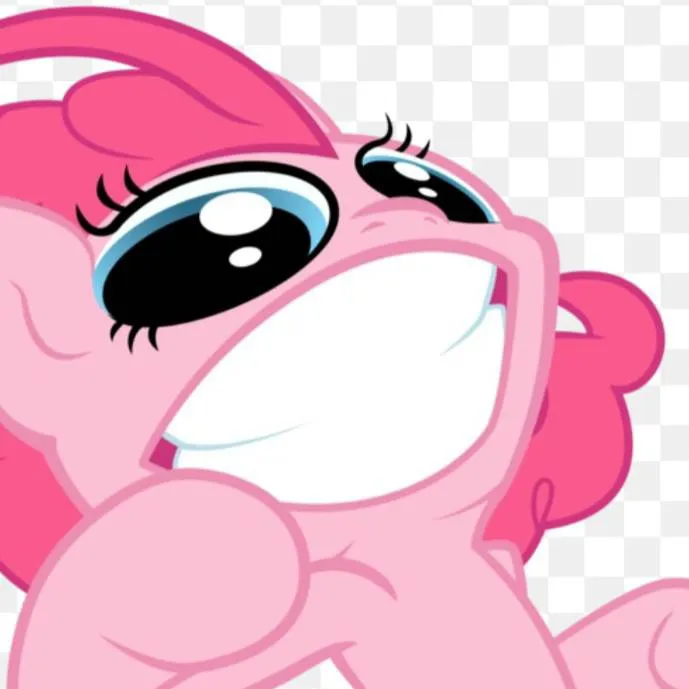 chat with ai character: pinkie pie smile