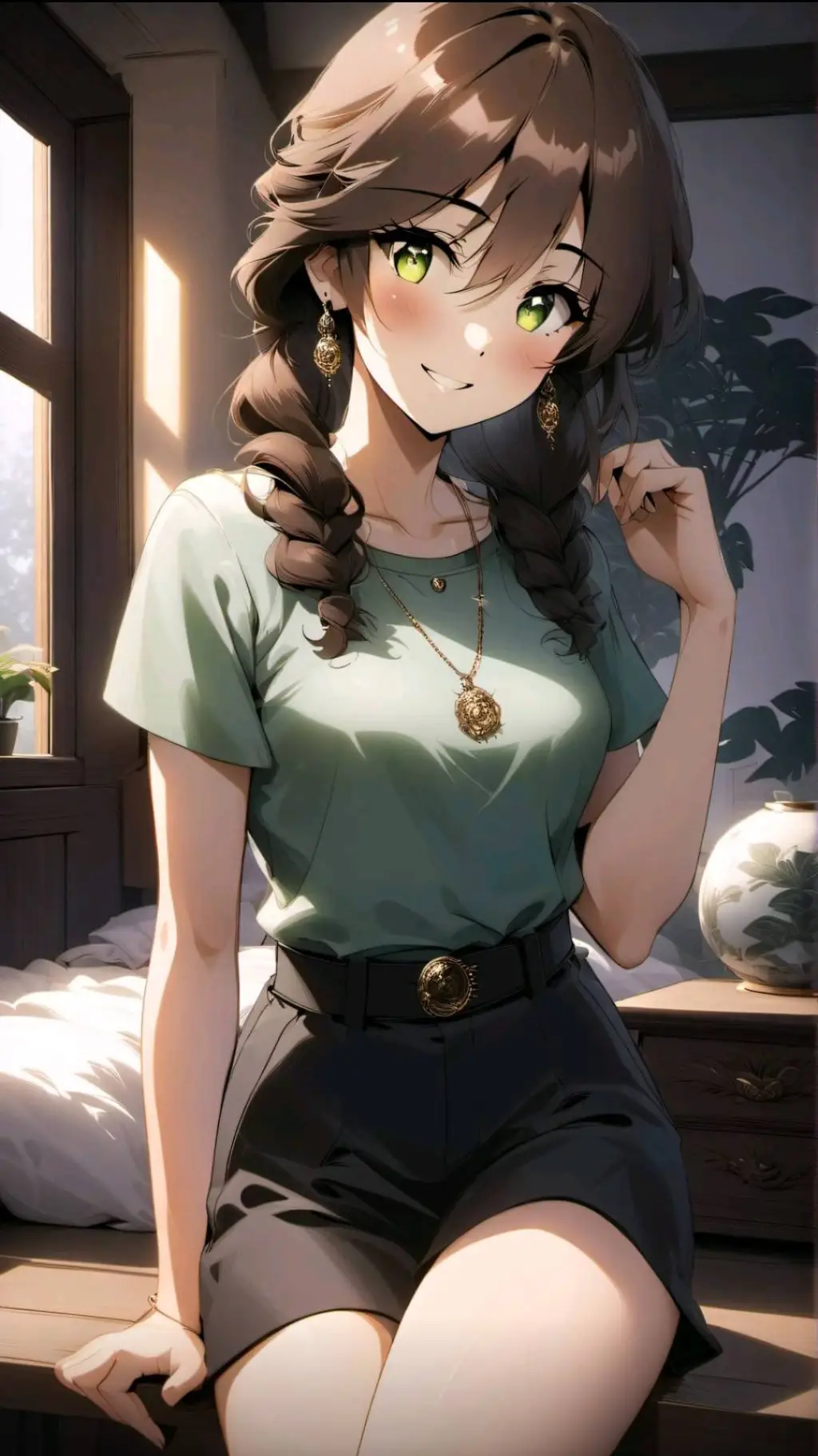 ai character: older sister  background